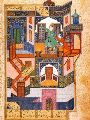puzzle model Joseph and Potiphar's wife (miniature)