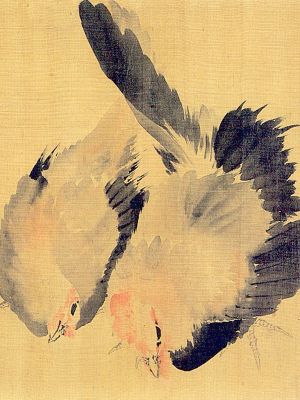 puzzle model Two Chickens