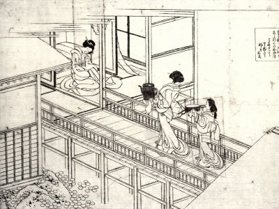 puzzle model One Hundred Poets : Woman and her Maids