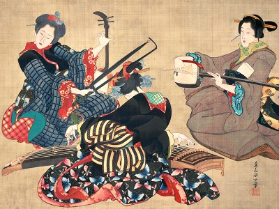 puzzle model Three Women Playing Musical Instruments