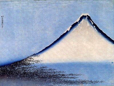 puzzle model Mount Fuji, Fine Wind and Clear Morning