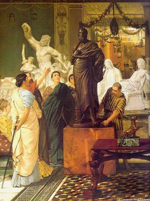 puzzle model A Sculpture Gallery in Rome at the Time of Agrippa