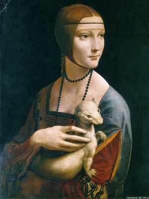 puzzle model La Dame à l'hermine : portrait de Cecilia Gallerani