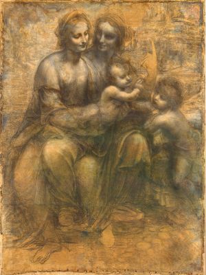 puzzle model The Virgin and Child with St Anne and St John the Baptist