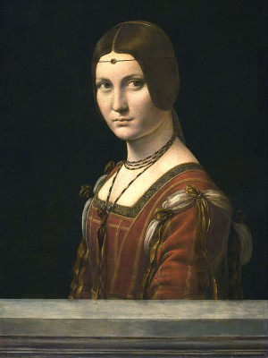 puzzle model Presumed Portrait of Lucrezia Crivelli, Wrongly Called La Belle Ferronnière