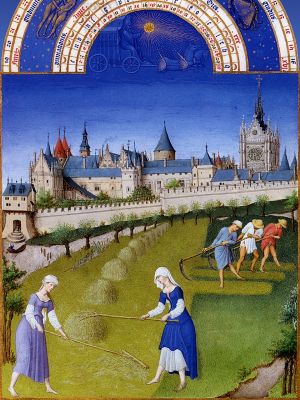 puzzle model June (The Hay Harvesting. The Palace of the City)