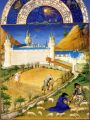 thumbnail July (Harvesting and Sheep Shearing. Poitiers, Ducal Palace)