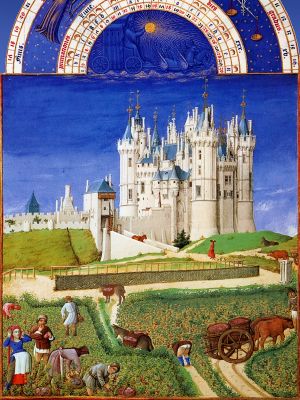 puzzle model September (Harvesting at Château de Saumur)