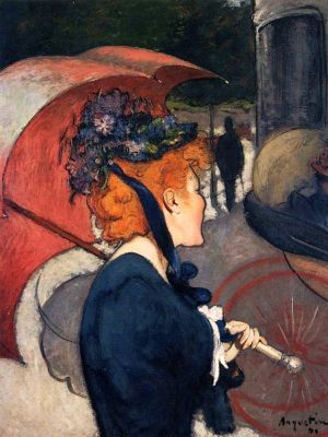 puzzle model Woman With Umbrella