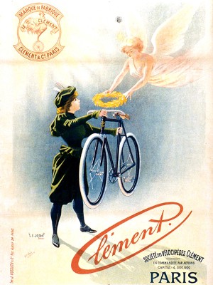 puzzle model Clement Velocipedes Poster