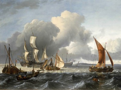 puzzle model The Merchant Shipping Anchorage off Texel