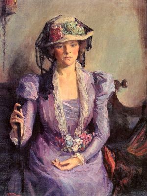 puzzle model La Dame en mauve