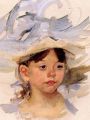 thumbnail Ellen Mary Cassatt with Large Blue Hat