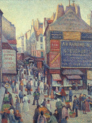 puzzle model La Rue Mouffetard, Paris