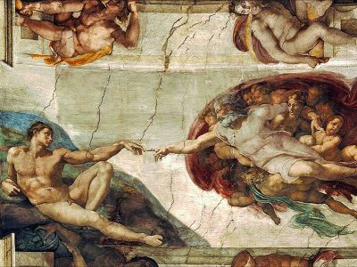 puzzle model Sistine Chapel : The Creation of Adam