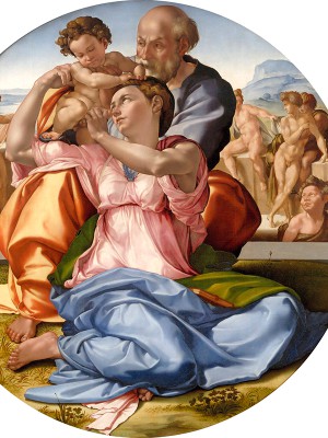puzzle model Tondo Doni...La Sainte Famille à la tribune