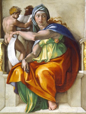 puzzle model Sistine Chapel : Delphic Sybil