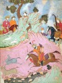 thumbnail Bahram Gur and Azadeh hunting (miniature)
