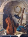 thumbnail Still Life in Trompe L’œil with Musical Instruments...