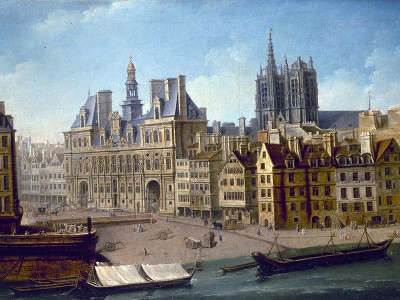 puzzle model L'Hôtel de Ville et la place de Grève