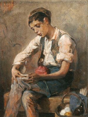 puzzle model Boy Making a Cigarette