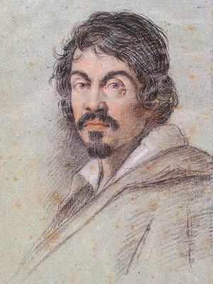 puzzle model Portrait of Caravaggio in pencil
