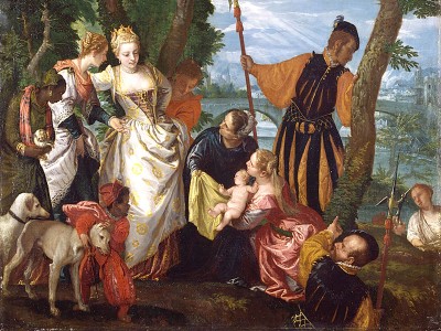 puzzle model Moses Saved from the Waters