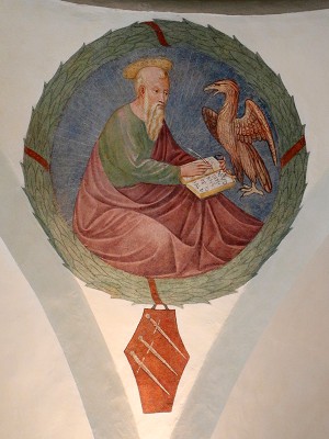 puzzle model The 4 Evangelists : Saint John the Evangelist (Mannelli coats of arms)