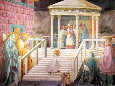 puzzle model Presentation of Mary at the Temple of Jerusalem