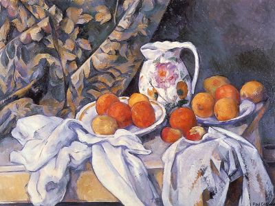 puzzle model Still Life with Curtain and Flowered Pitcher