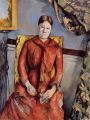 thumbnail Madame Cézanne (Hortense Fiquet) in a Red Dress