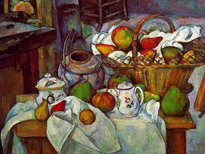 puzzle model Still life with basket