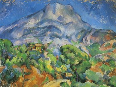puzzle model Mont Sainte-Victoire above the Tholonet Road