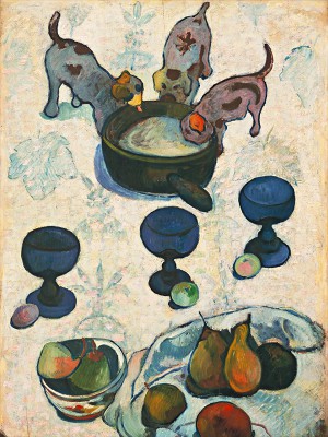 puzzle model Still Life with Three Puppies