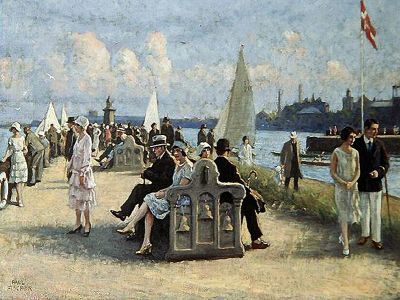puzzle model People on a Promenade