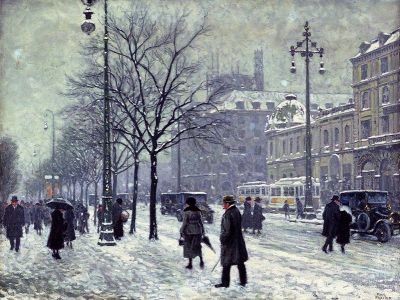 puzzle model Winter Scene in Copenhagen