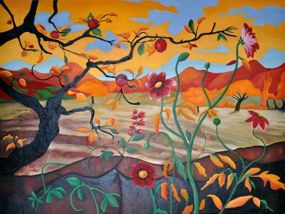 puzzle model Apple Tree with Red Fruit