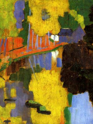puzzle model TheTalisman, Landscape and Trees in Pont-Aven