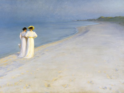 puzzle model Summer evening at the South beach, Skagen