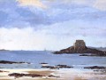 thumbnail Study of the Beach on a Grey Day at St. Malo