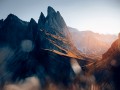 thumbnail Mountain in the sunrise