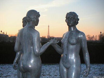 puzzle model Les Trois Grâces De Maillol. Tuileries