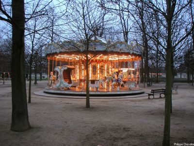 puzzle model Manège Au Tuileries 2
