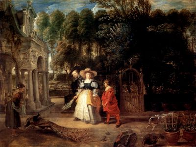 puzzle model Rubens in the Garden with Helena Fourment
