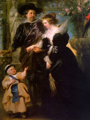 puzzle model Rubens, His Wife Helena Fourment and their Son Peter-Paul...