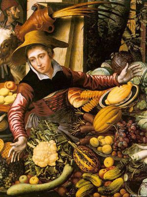 puzzle model Woman with Vegetable Stall