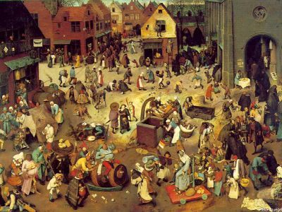 puzzle model Le Combat de Carnaval et Carême