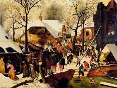 puzzle model Adoration of the Magi in a Winter Landscape
