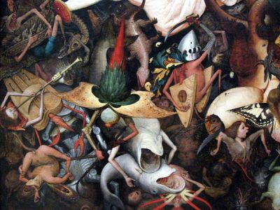 puzzle model The Fall of the Rebel Angels (detail)