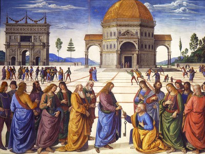 puzzle model The Delivery of the Keys to St Peter, Sistine Chapel